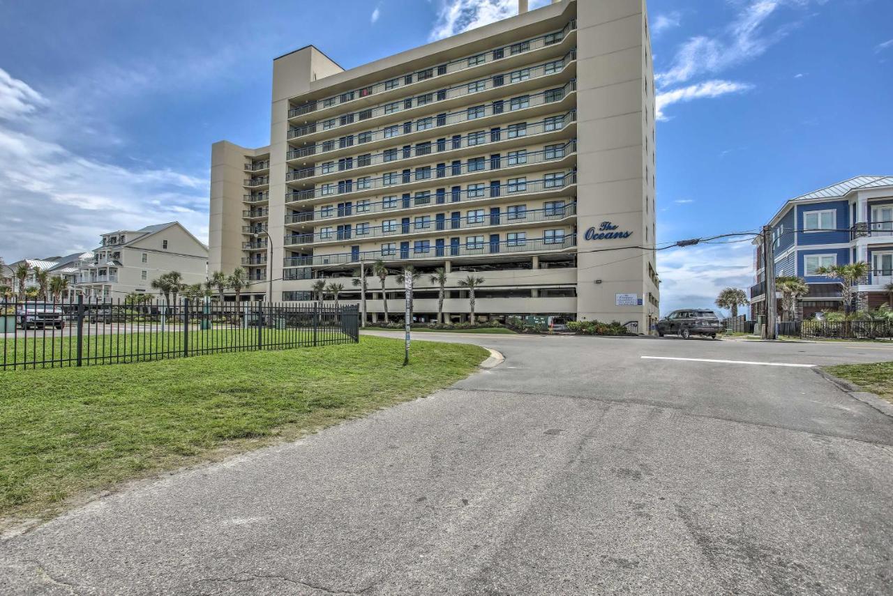 North Myrtle Beach Oceanfront Condo With Pool! Exterior photo